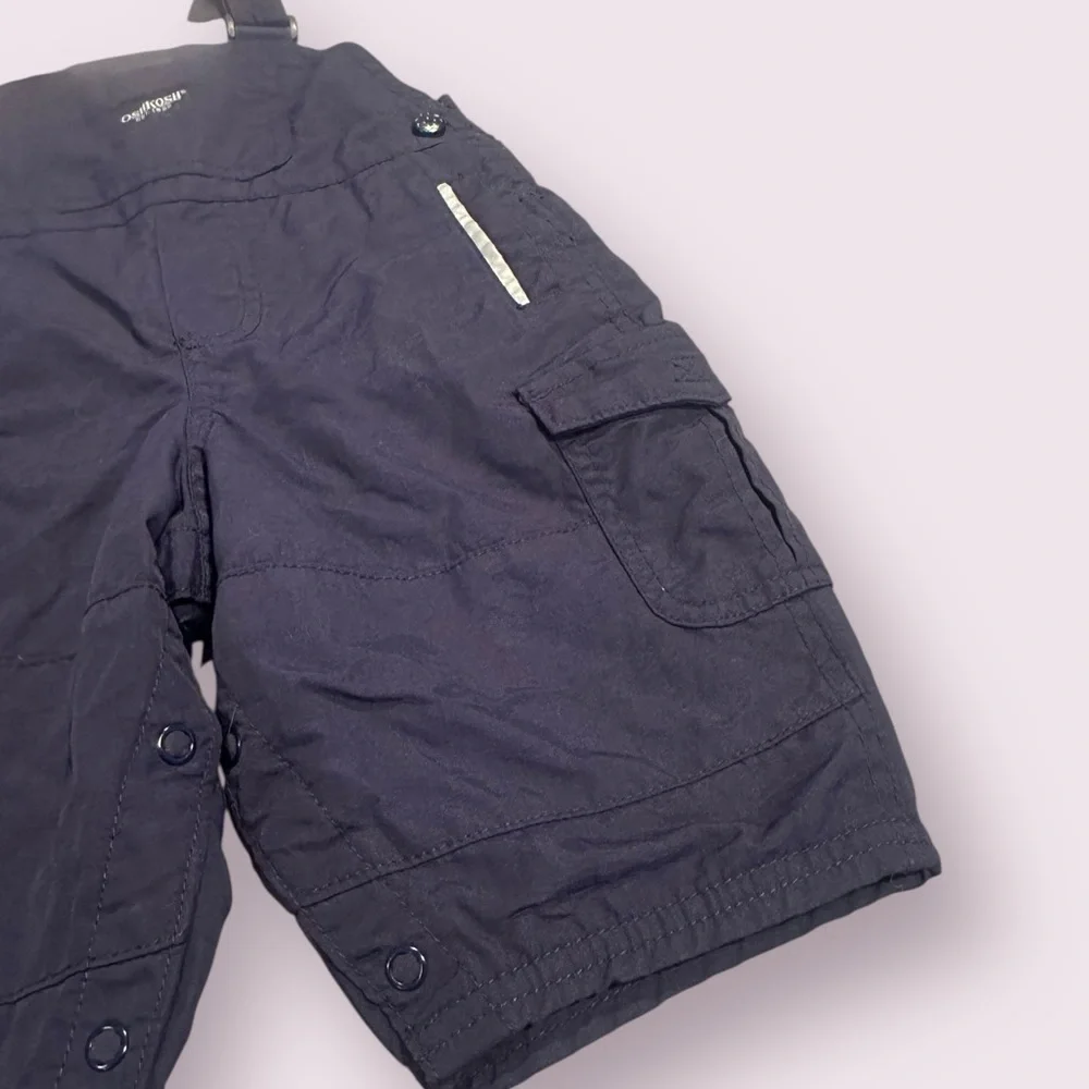 Baby OshKosh B'Gosh Navy Blue Lined Lightweight Snow Pants Size 6/9 Months